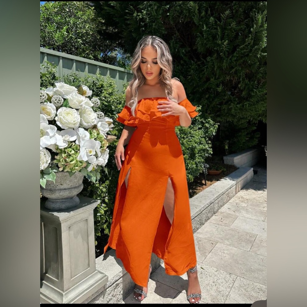 Double Leg Split Tube Dress